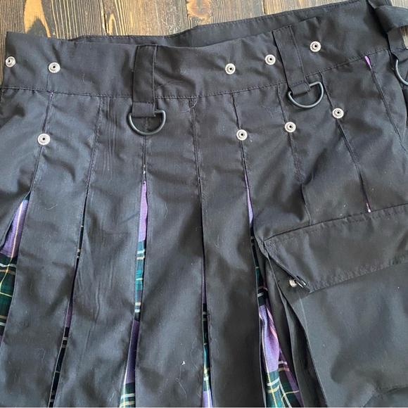 Men's Utility Kilt Scottish Traditional Pleated Irish Mens Kilt/ Medium - Picture 6 of 7